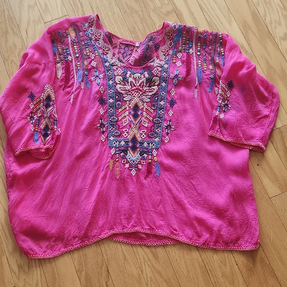 Johnny Was Ragoon Blouse - Picture 6 of 6